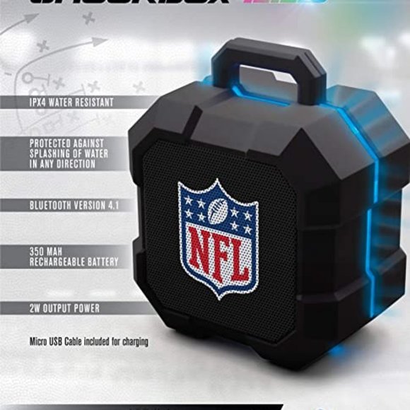 NFL NY Giants Bluetooth LED Wireless Speak… - Picture 2 of 2